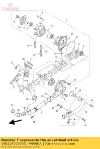 yamaha 14B124220000 capa, habitação - Lado inferior