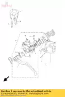 5LV839690000, Yamaha, w??cznik, uchwyt 5 yamaha fzs 1000 2001 2002 2003 2004 2005, Nowy