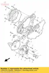 Aqui você pode pedir o tampa, cárter 1 em Yamaha , com o número da peça 1SM154110000: