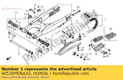 Aquí puede pedir cadena, transmisión (rk excel) (rk520txz116rj) de Honda , con el número de pieza 40530MENA32: