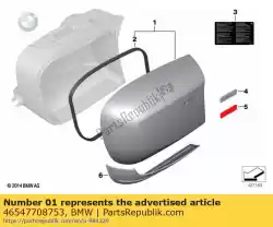 Here you can order the cover, left, primed from BMW, with part number 46547708753: