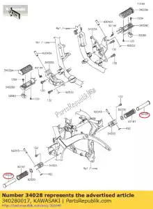 Kawasaki 340280017 passo, rr - Il fondo