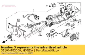 Honda 32100MGJD00 harnais, fil - La partie au fond