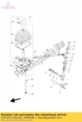 Ici, vous pouvez commander le tige, décalage auprès de Yamaha , avec le numéro de pièce 5UH181150100: