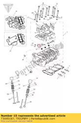 Qui puoi ordinare o ring, 8. 0 x 2. 0 da Triumph , con numero parte T3600187: