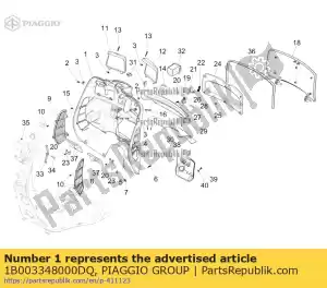 Piaggio Group 1B003348000DQ gepckfach - Il fondo