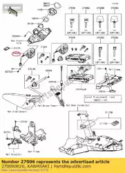 Qui puoi ordinare interruttore di accensione zg1400egf da Kawasaki , con numero parte 270060620: