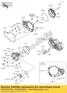 kawasaki 920490782 olej uszczelniaj?cy, 12x24x7 kx450fff - Dół