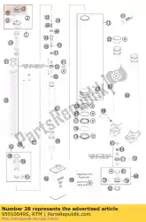 Qui puoi ordinare molla 4,4 n / mm impostata da KTM , con numero parte 95010049S: