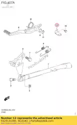 Tutaj możesz zamówić wspornik, zatrzymaj la od Suzuki , z numerem części 4325131J00:
