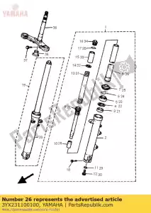 yamaha 3YX231100100 d?tka komp.1 - Dół