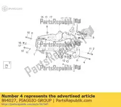 Aquí puede pedir alfiler de Piaggio Group , con el número de pieza 894027: