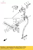 56A258700000, Yamaha, cilindro secondario secondario yamaha yz 125 250 80, Nuovo