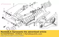 42306MEJ000, Honda, kraag, rr. as honda cb 1300 2003 2005 2007 2008 2009 2010, Nieuw