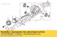 13000GBJ680, Honda, cigüeñal comp. honda (e) england crf st (n) germany xr zb (j) 50 1984 1988 1992 2003 2005 2006 2007 2008 2009 2010 2011 2012, Nuevo