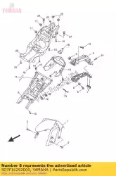 Qui puoi ordinare fango di guardia da Yamaha , con numero parte 5D7F16292000: