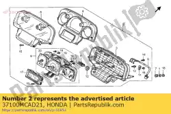 Tutaj możesz zamówić grzebie? Z miernikiem od Honda , z numerem części 37100MCAD21: