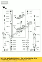 440230009, Kawasaki, forcella-cilindro-forcella zr750-j1h kawasaki z 750 2004 2005 2006, Nuovo