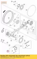 Qui puoi ordinare kit trasmissione 690 smc 15t / 42t da KTM , con numero parte 00050002016: