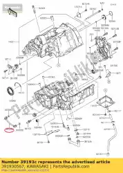 Ici, vous pouvez commander le huile pour tuyaux er650ecf auprès de Kawasaki , avec le numéro de pièce 391930567: