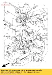 yamaha 3GM149970000 selo - Lado inferior