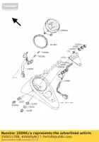 250051708, Kawasaki, pr?dko?ciomierz, km / h kawasaki vn classic b drifter c e en  a vulcan en500 vn800 800 500 , Nowy