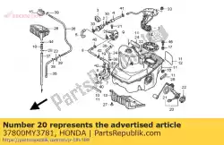 Ici, vous pouvez commander le unité de carburant auprès de Honda , avec le numéro de pièce 37800MY3781: