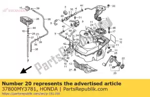 honda 37800MY3781 unité de carburant - La partie au fond