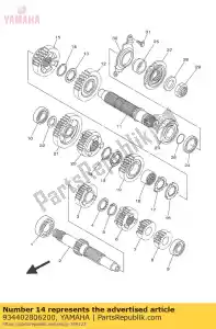 yamaha 934402806200 pier?cie? zabezpieczaj?cy (2h7) - Dół