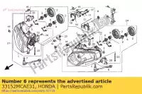 33152MCAE31, Honda, unità faro, l. honda gl 1800 2001 2002 2003 2004 2005 2006 2007 2008 2009 2010, Nuovo