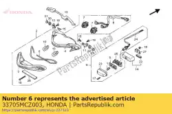 Aquí puede pedir cable comp. De Honda , con el número de pieza 33705MCZ003: