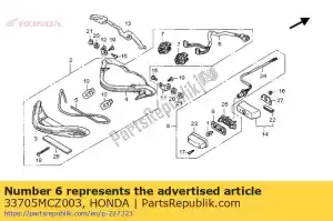 honda 33705MCZ003 cable comp. - Lado inferior