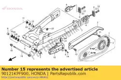 Tutaj możesz zamówić ? Ruba, przegub wahacza od Honda , z numerem części 90121KPF900: