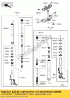 132350007, Kawasaki, guia-comp, haste zx636edf kawasaki zx 600 2013 2014, Novo