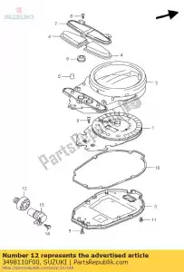 Suzuki 3498110F00 rotor,speed - Bottom side