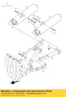 1410024F10, Suzuki, silencieux suzuki gsx hayabusa r ru1 ru2 gsx1300r 1300 , Nouveau