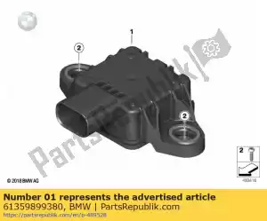 bmw 61359899380 snelheidssensor - iii - Onderkant