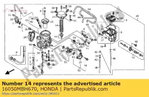 honda 16050MBH670 spr??yna, cewka dociskowa - Dół