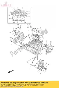 yamaha 904620880600 clamp - Bottom side