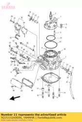 Aqui você pode pedir o válvula 2 em Yamaha , com o número da peça 5CU1132A0000: