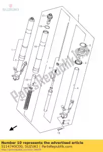 suzuki 5114740C00 bullone, blocco olio p - Il fondo