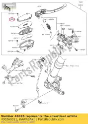 Aqui você pode pedir o cap-brake zg1400a8f em Kawasaki , com o número da peça 430260011: