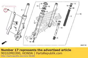 honda 90102MEJJ00 schroef, speciaal, 5mm - Onderkant