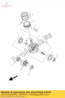 1SCE14290000, Yamaha, lager 2 yamaha yfm 300 2013, Nieuw