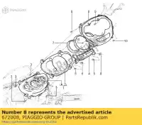 672008, Piaggio Group, calotta frontale porta strumenti piaggio mp zapm75100 zapta0100 125 300 2011 2016 2017 2018 2019, Nuovo