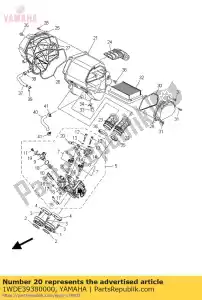 yamaha 1WDE39380000 rura - Dół