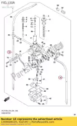 Here you can order the no description available at the moment from Suzuki, with part number 1368608G20: