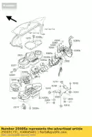 250051731, Kawasaki, velocímetro, mph kawasaki zr7  f s zr 7s 750 , Novo