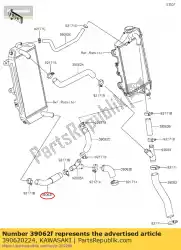 Tutaj możesz zamówić ch? Odzenie w?? A, rad. Lh niskie od Kawasaki , z numerem części 390620224: