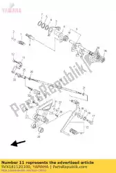 Qui puoi ordinare braccio, spostamento da Yamaha , con numero parte 5VX181120100: